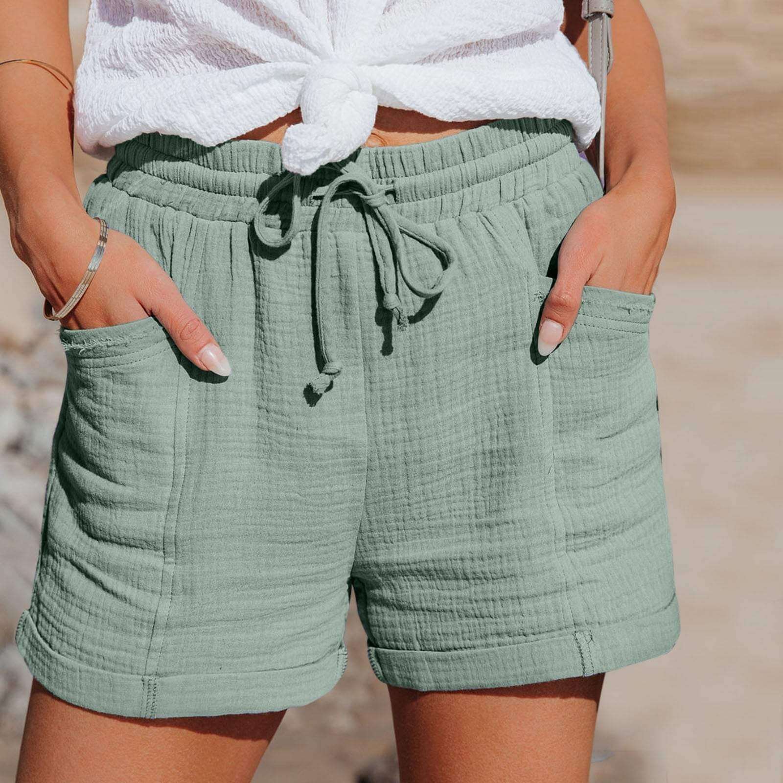Ladies Comfortable Summer Shorts - Luxivelle