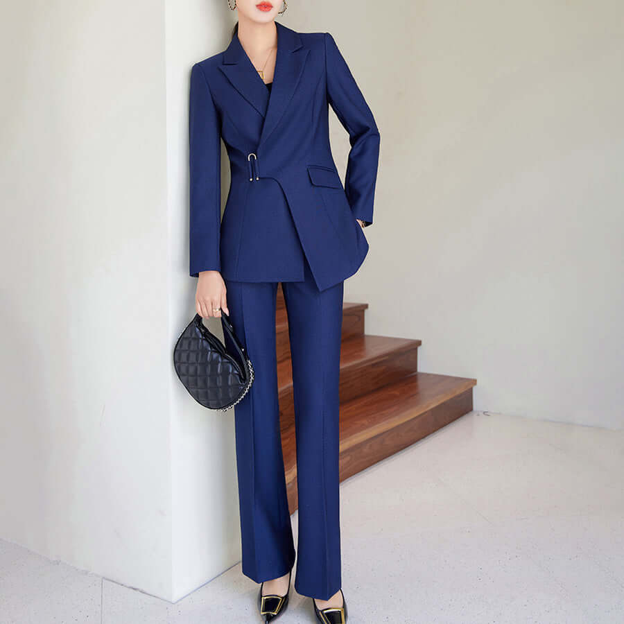 Ladies' Classic Suit Jacket and Pants Set