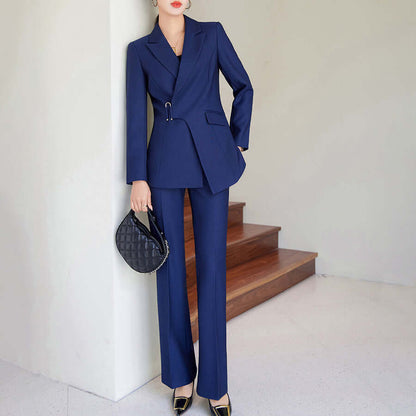 Ladies' Classic Suit Jacket and Pants Set