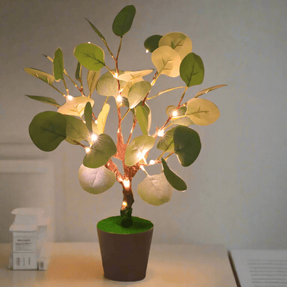 Stylish LED Table Lamp with Planter Pot