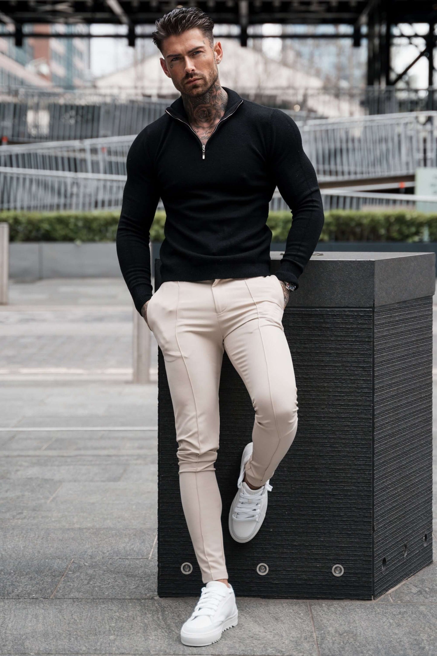 Men's Tailored Fit Trousers - Comfortable & Stylish