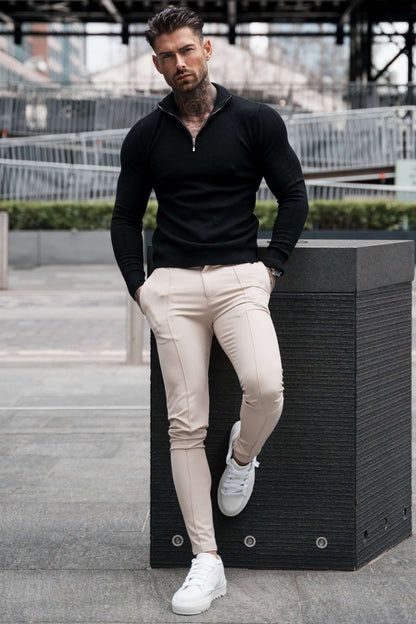 Men's Tailored Fit Trousers - Comfortable & Stylish
