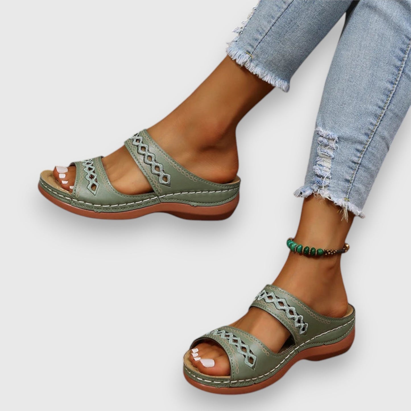 Comfortable Two Strap Sandals