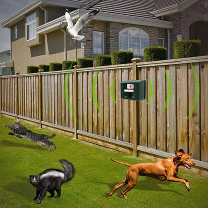 Outdoor Bird Repellent Ultrasonic Woodpecker Deterrent Device