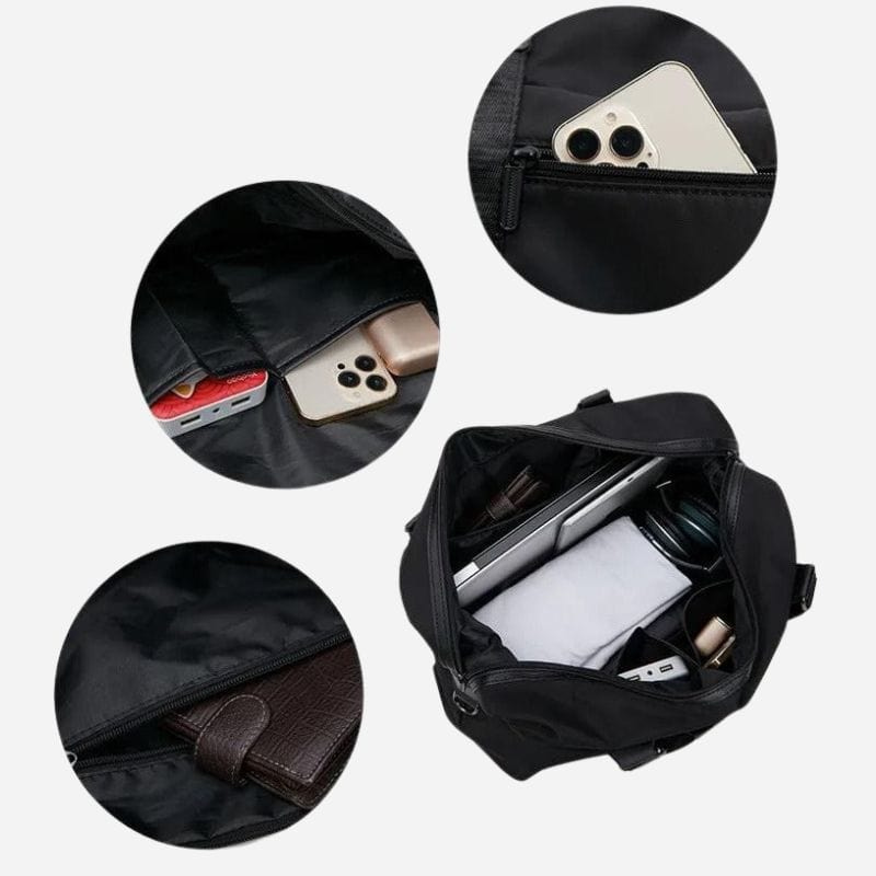 Large Travel Duffel Bag | Black