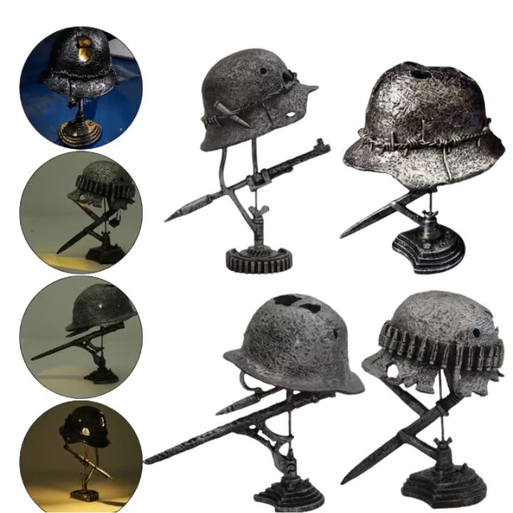 Classic Metal Helmet Desk Lamp