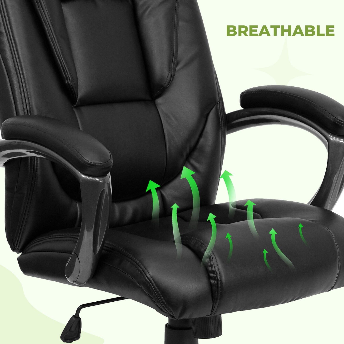 Executive Genuine Leather Desk Chair