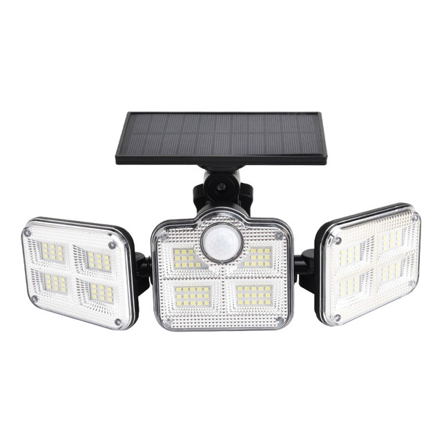 Bright Outdoor Motion Security Light with 3 Heads