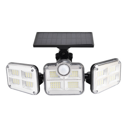 Bright Outdoor Motion Security Light with 3 Heads