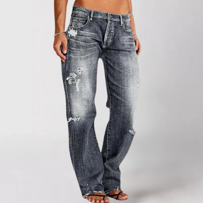 Relaxed Fit Women's Straight Leg Jeans