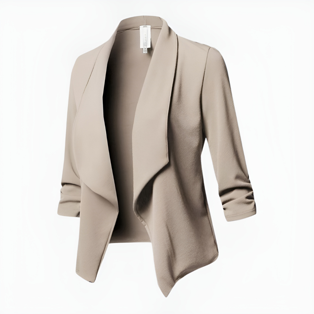 Evelyn | Black Blazer for Women - Long Sleeve Slim Fit 6