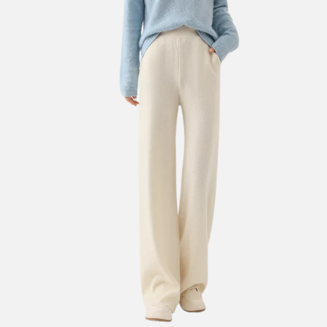 Rosalie | Women's Wide Leg Knit Lounge Pants