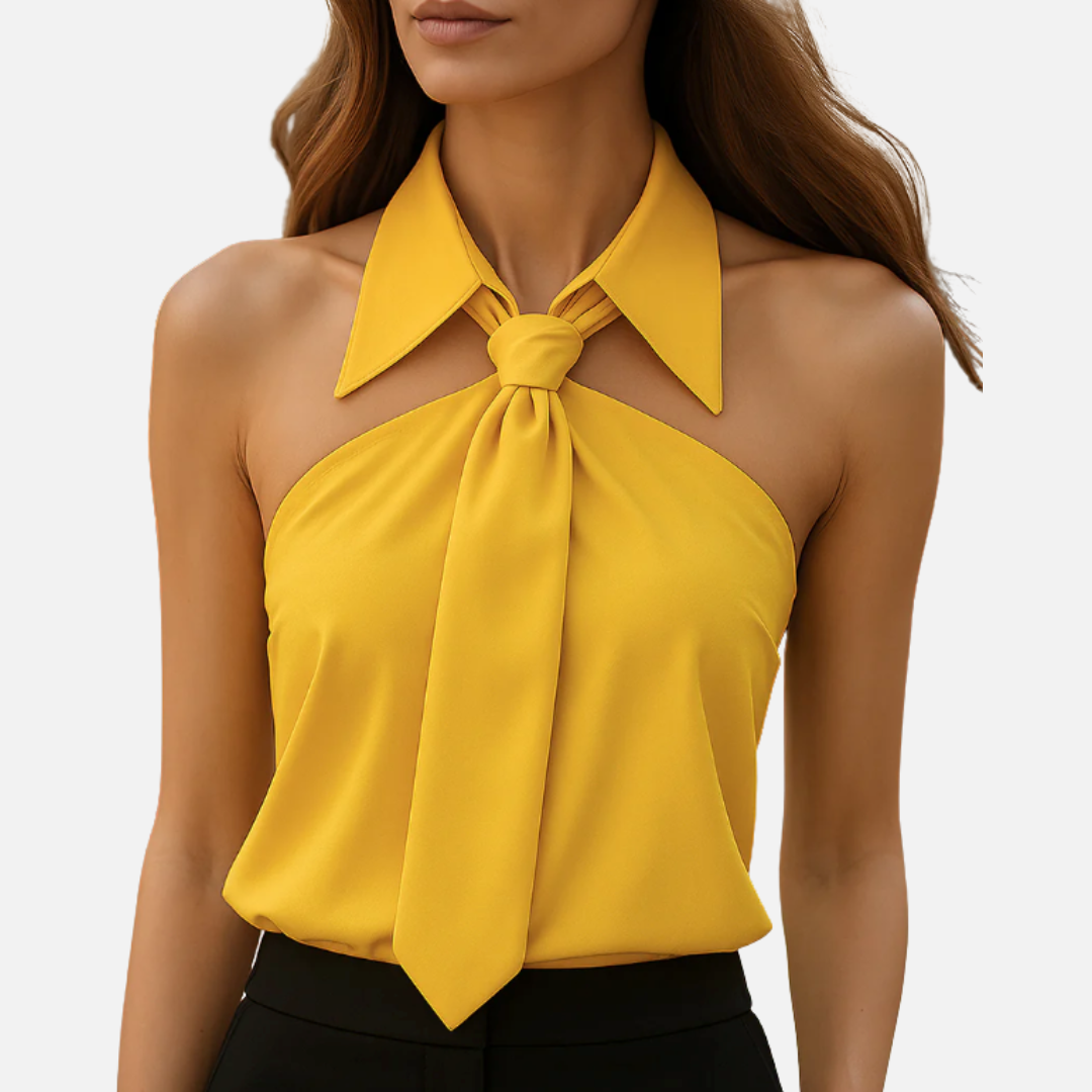Women’s Chiq Tie-Neck Shirt