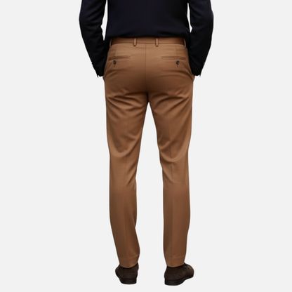 Men’s Slim Fit Dress Pants - Classic Tailored Formal Trousers