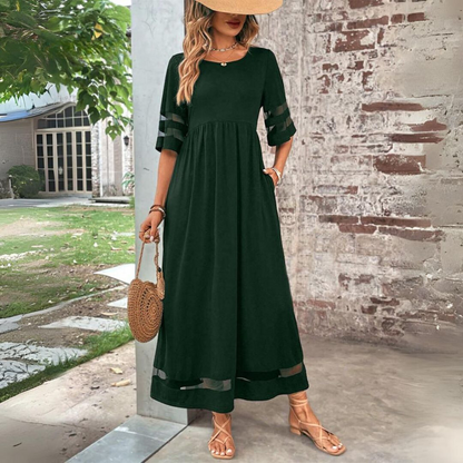 Flattering Belly Covering Summer Dress