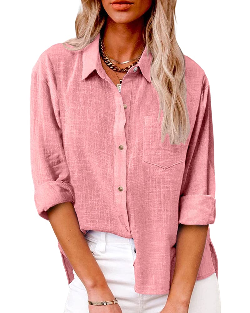 Ladies Classic Shirt with Front Pocket