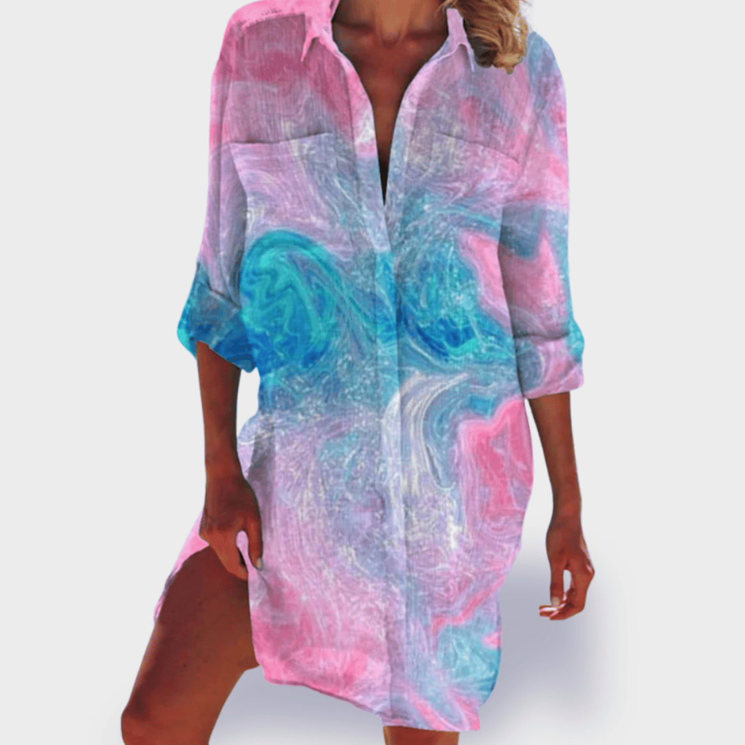Vibrant Easy Breezy Summer Dress