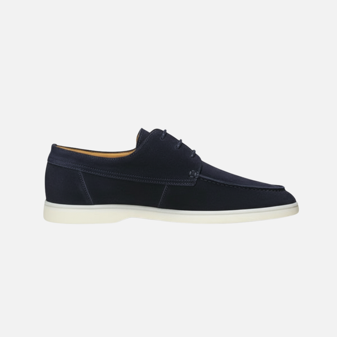 Men's Old Money Suede Loafers - Elegant Smart Casual Boat Shoes