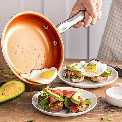 Premium Non Stick Copper Fry Pan