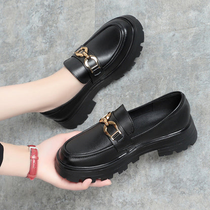 Stylish Leather Women's High Heels