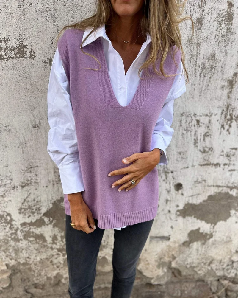 Evie | Elegant knitted vest