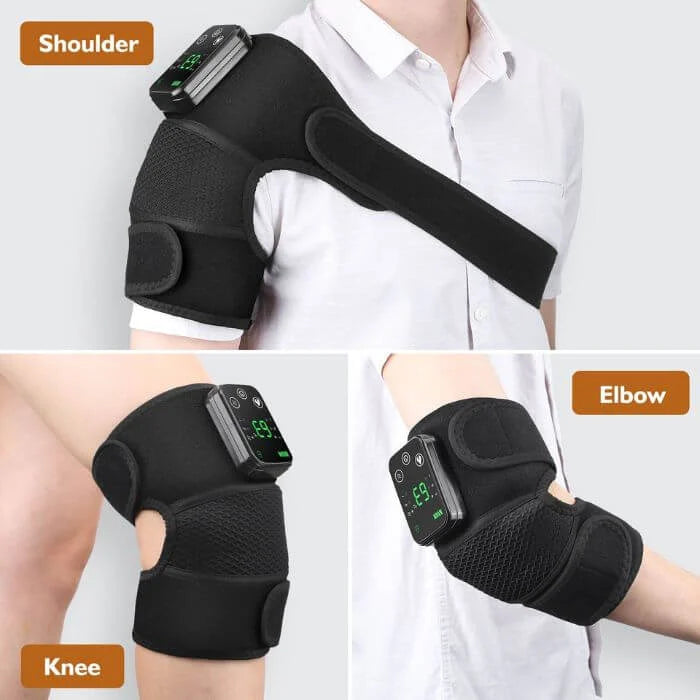 Heated Knee Support Wrap for Pain Relief and Therapy