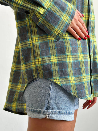 Classic Checkered Women's Flannel Shirt