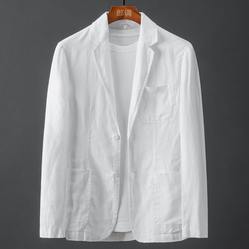 Slim Fit Blazer with Extra Pockets for Men
