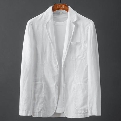 Slim Fit Blazer with Extra Pockets for Men