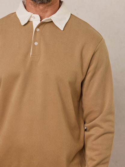 Classic Men's Golf Polo Sweatshirt