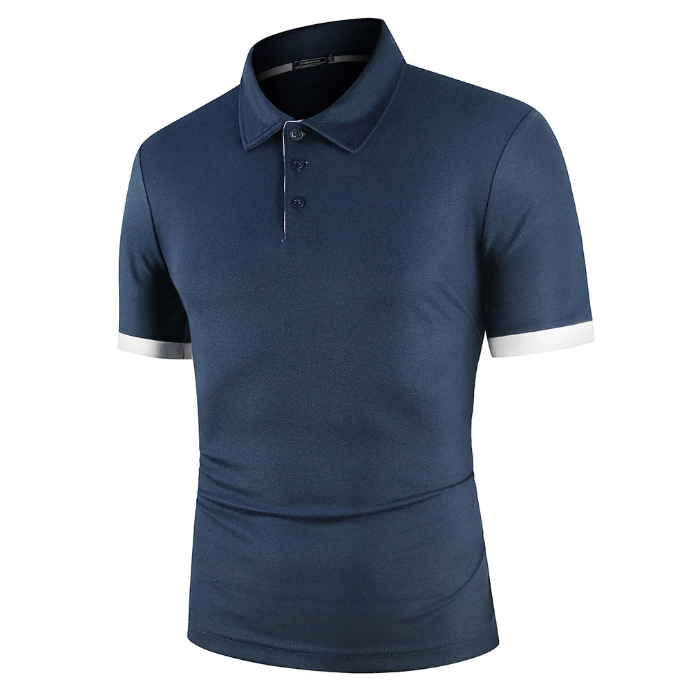 Breathable Casual Men's Short Sleeve Polo Shirt