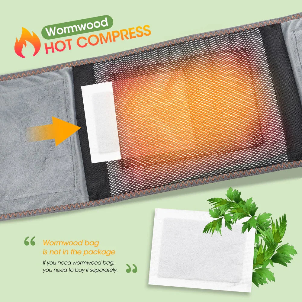 Warm Back Support Massager for Lower Back Relief