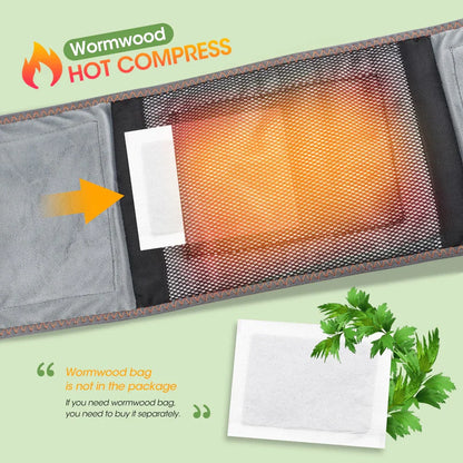 Warm Back Support Massager for Lower Back Relief