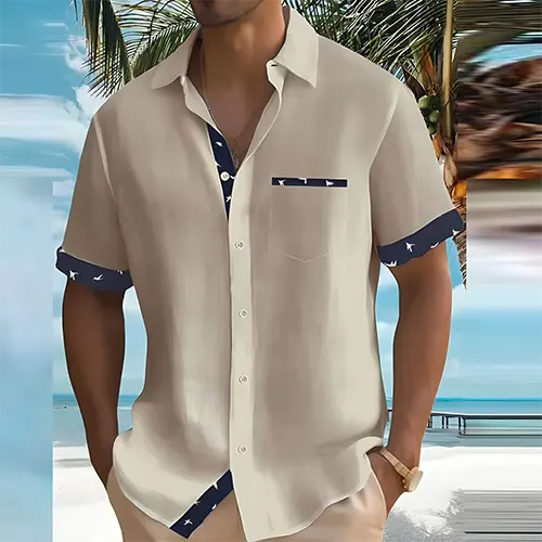 Lightweight Casual Mens Short Sleeve Tee