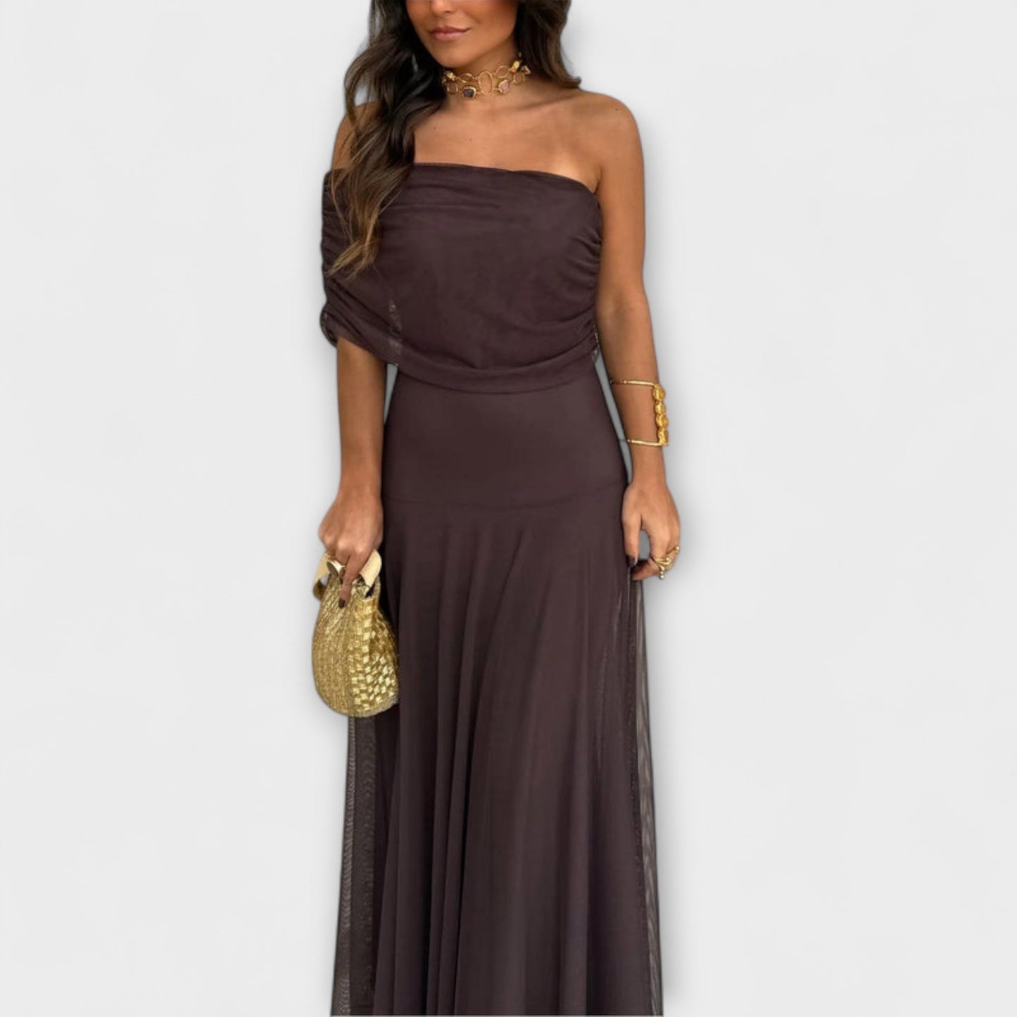Sleeveless Crochet Long Summer Dress for Women
