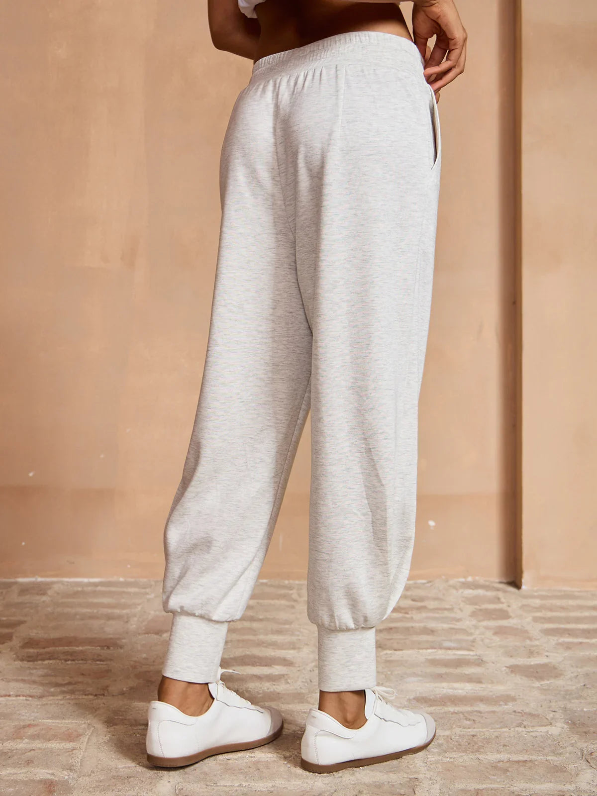 Comfortable Elastic Waist Floral Bloomer Pants