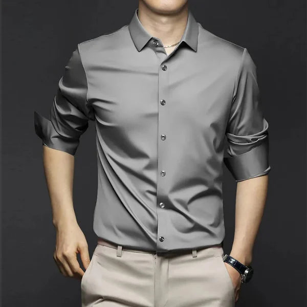 Classic Fit Mens Long Sleeve Dress Shirt
