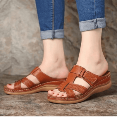 Comfortable Flat Wedge Sandals for Ladies
