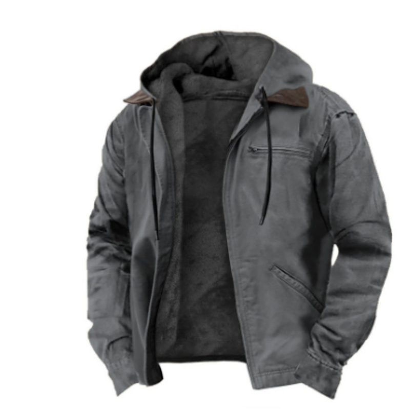 Men's Classic Zip Up Hoodie Jacket