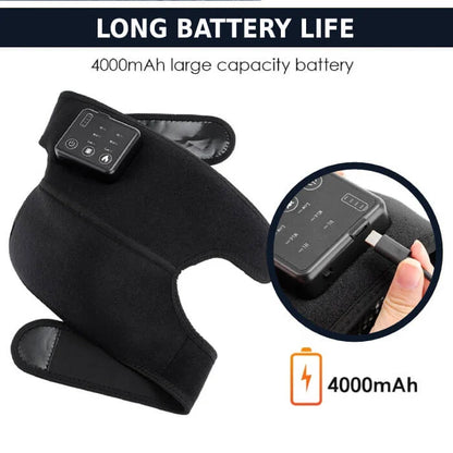 Heated Knee Wrap Massager with Vibration Therapy