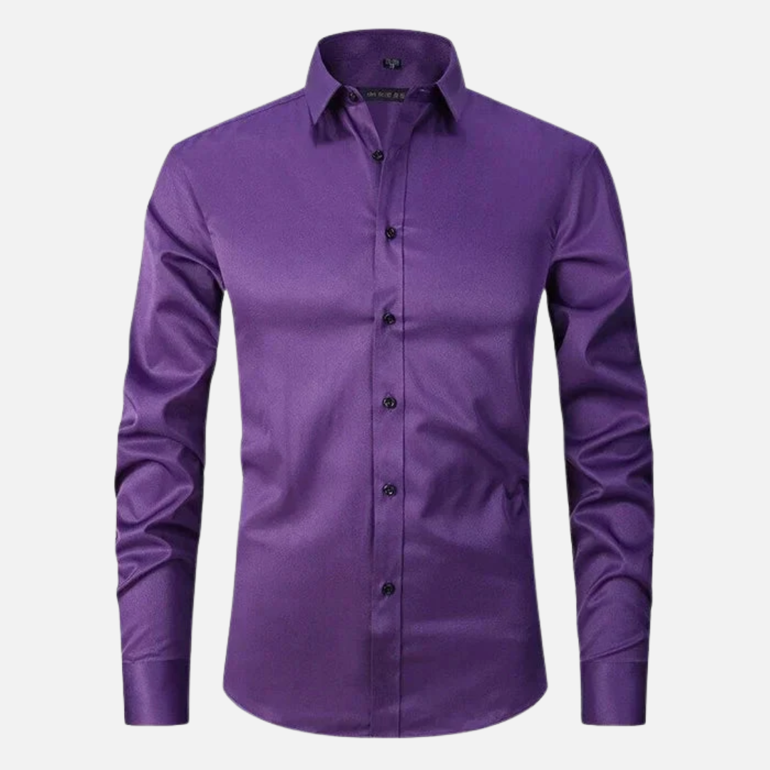 Men's Smart Slim-Fit Dress Shirt