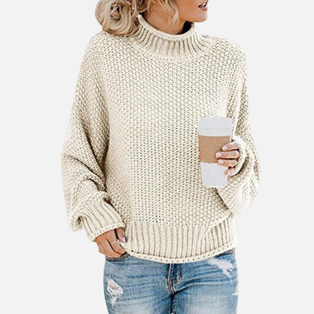 Maya | Mock-Neck Oversized Sweater