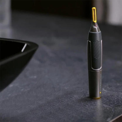 Compact Gentle Beard Trimmer for Nose and Eyebrows