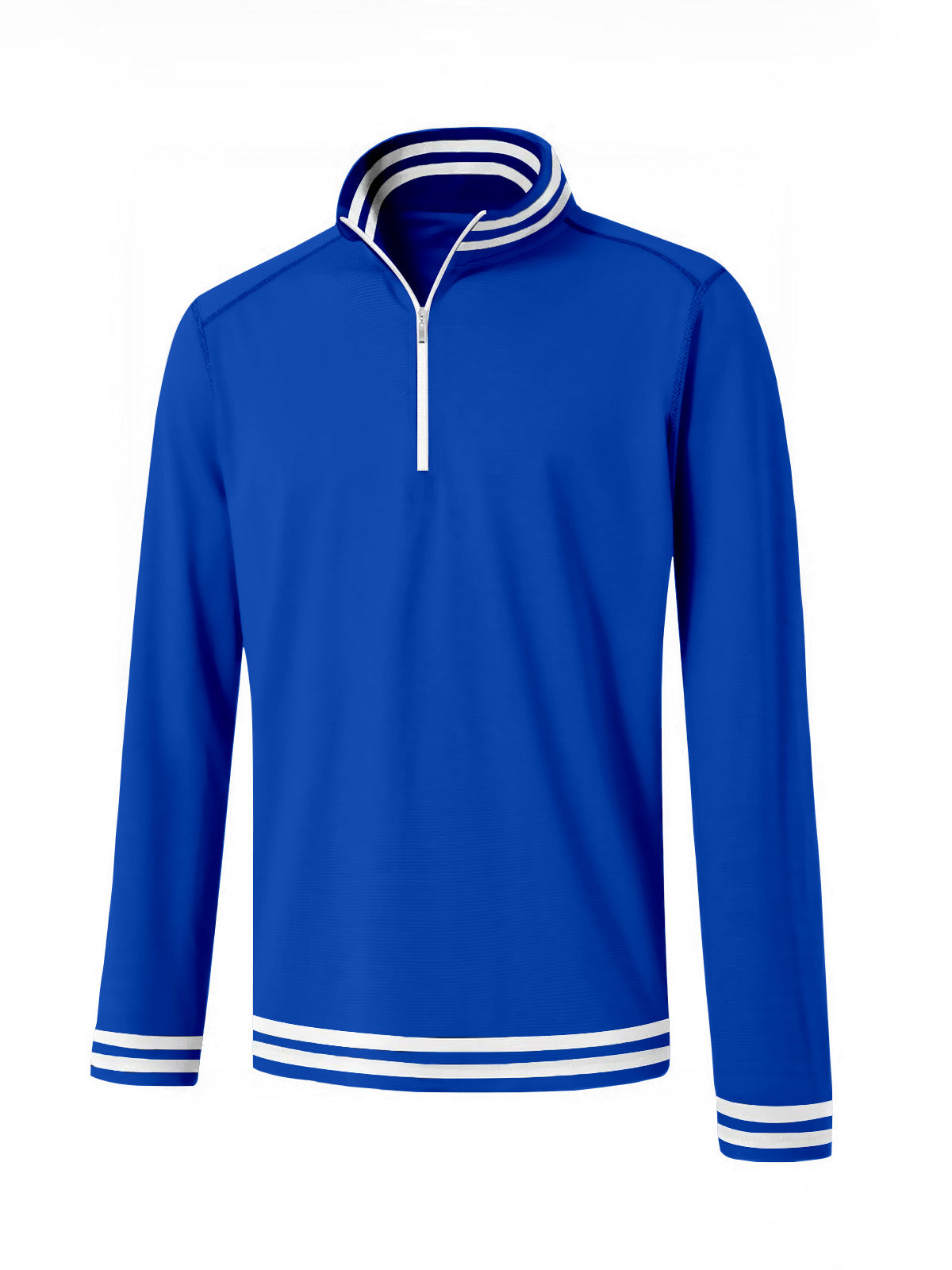 Stylish Navy Men's Golf Polo Quarter Zip UPF50+