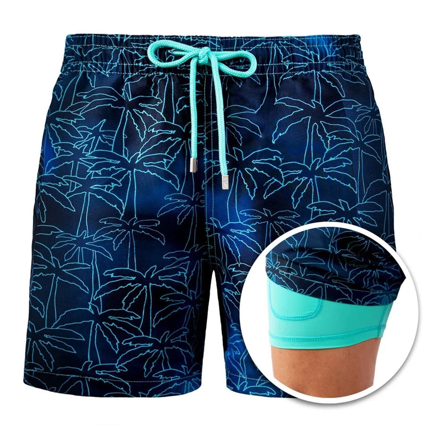 Men's Water Shorts Fast Dry Beachwear Athletic Trunks