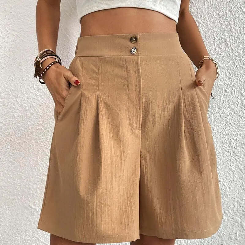 Ladies' Comfort Fit Flared Shorts