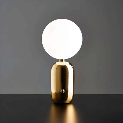 Luxury Glass and Metal Desk Lamp with G9 Bulb