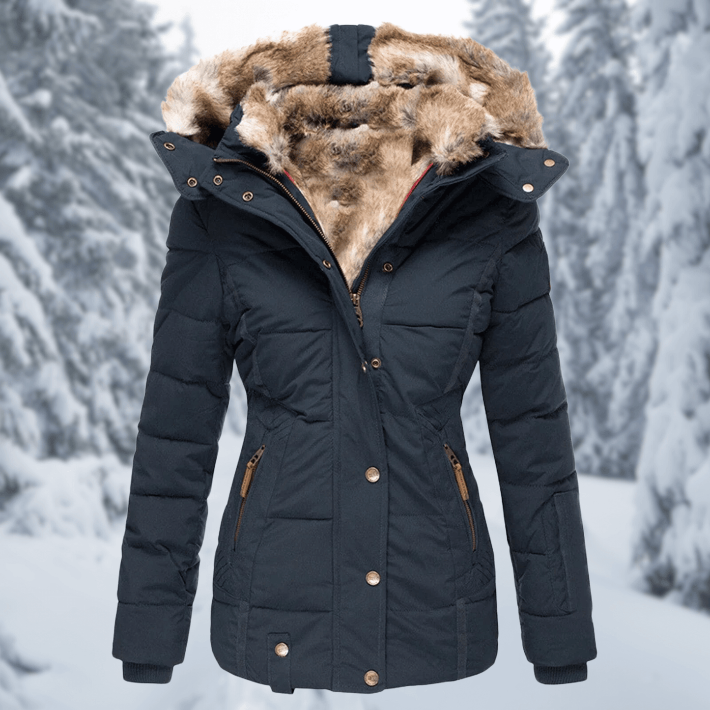 Warm Stylish Parka Coat