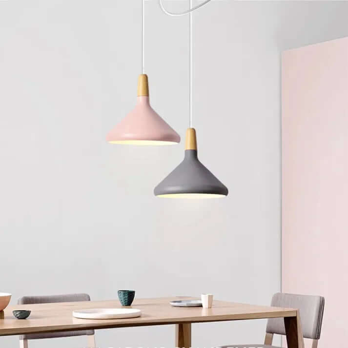 Sleek Metal Hanging Light