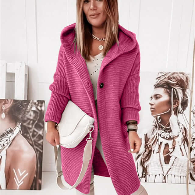 Cozy Button Front Sweater